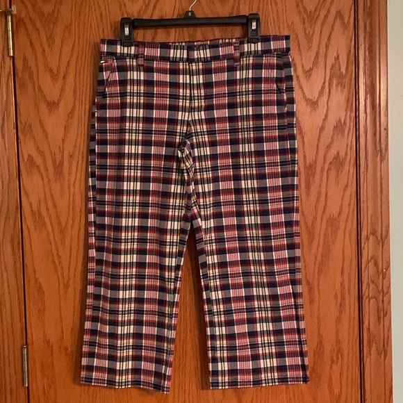 Tommy Hilfiger Denim - Tommy Hilfiger Plaid Cropped Pants
